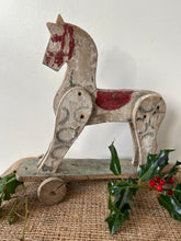 Load image into Gallery viewer, French Vintage Wooden Horse
