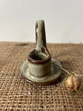 Load image into Gallery viewer, Wee Willie Neutral Rustic Candle Holder
