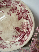Load image into Gallery viewer, Stunning Pink Buttery Transferware Compote
