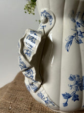 Load image into Gallery viewer, Huge Vintage Blue and White Pot/Vase
