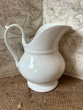 Load image into Gallery viewer, Crisp White French Ironstone Jug
