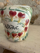 Load image into Gallery viewer, French Majolica Tabac Pot
