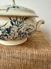 Load image into Gallery viewer, French Huge Blue Transferware Soupiere
