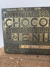 Load image into Gallery viewer, Gorgeous Rustic Chocolat Menier Tin
