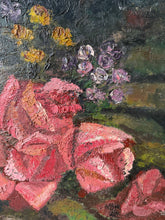 Load image into Gallery viewer, Stunning Vintage Floral Oil Painting
