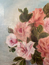 Load image into Gallery viewer, Vintage Roses Oil on Canvas
