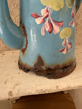 Load image into Gallery viewer, Completely Weathered and Worn French Enamel Coffee Pot
