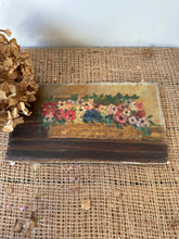 Load image into Gallery viewer, Pretty Vintage French Oil Floral
