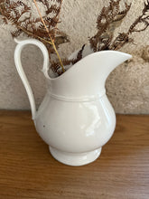 Load image into Gallery viewer, Simple French Crisp White Ironstone Jug
