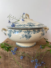 Load image into Gallery viewer, Beautiful Rose Floral Transferware Soupiere
