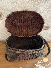 Load image into Gallery viewer, French Vintage Wicker Bressan Basket
