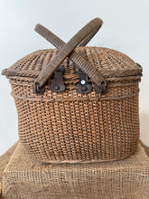 Load image into Gallery viewer, Gorgeous Large French Wicker Basket
