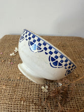 Load image into Gallery viewer, French Vintage Blue Patterned Cafe au Lait

