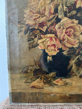 Load image into Gallery viewer, Vintage Roses Oil on Canvas
