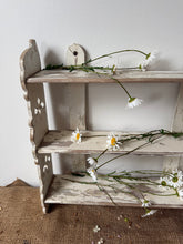 Load image into Gallery viewer, Gorgeous French Chippy White Painted Wooden Shelves
