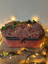 Load image into Gallery viewer, Vintage French Fabric Sewing/Storage Box
