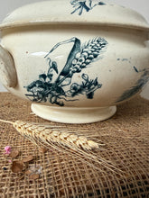 Load image into Gallery viewer, French Huge Blue Transferware Soupiere
