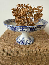 Load image into Gallery viewer, French Vintage Pretty Blue Compote
