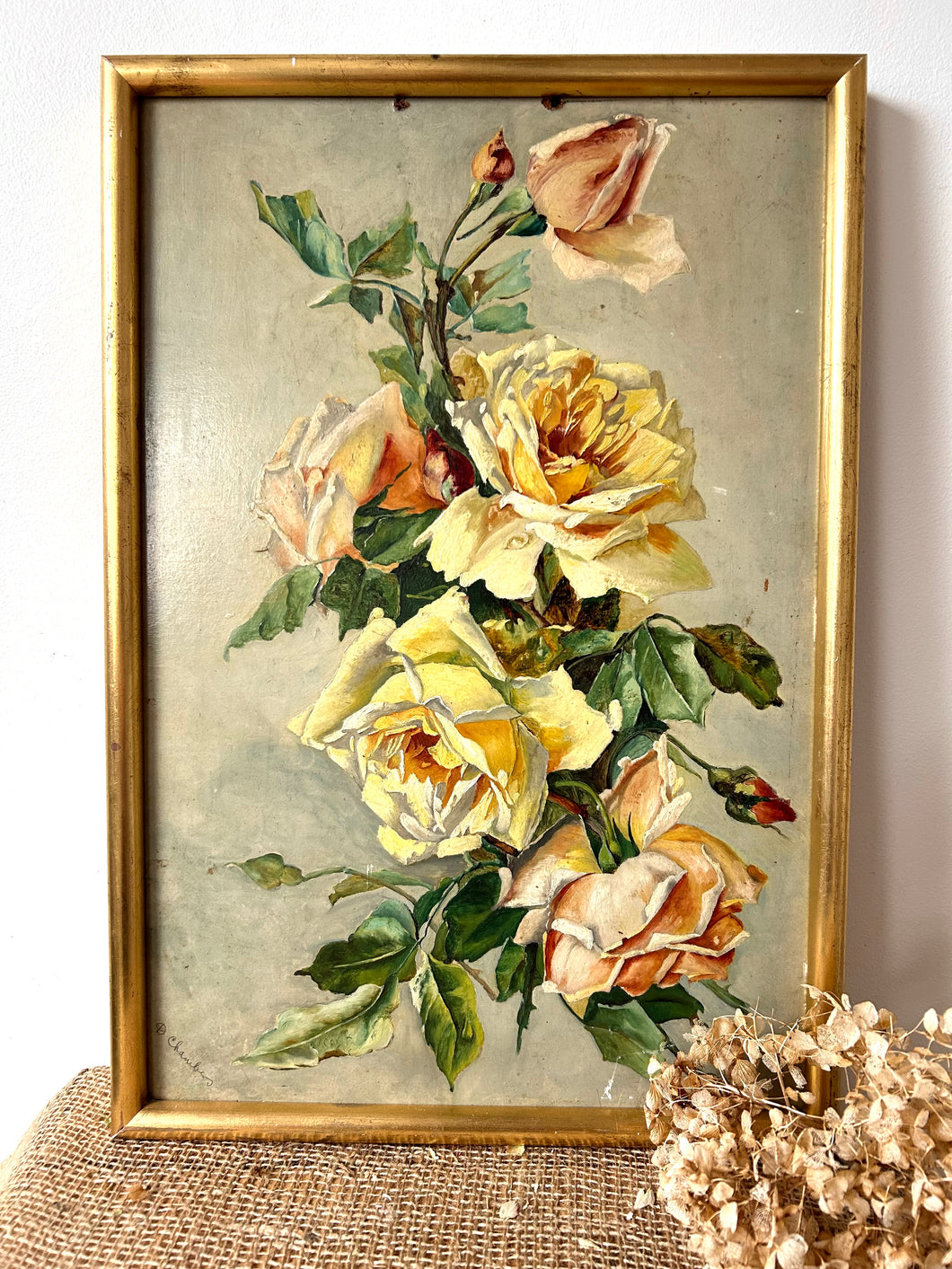 Beautiful Roses Oil Painting