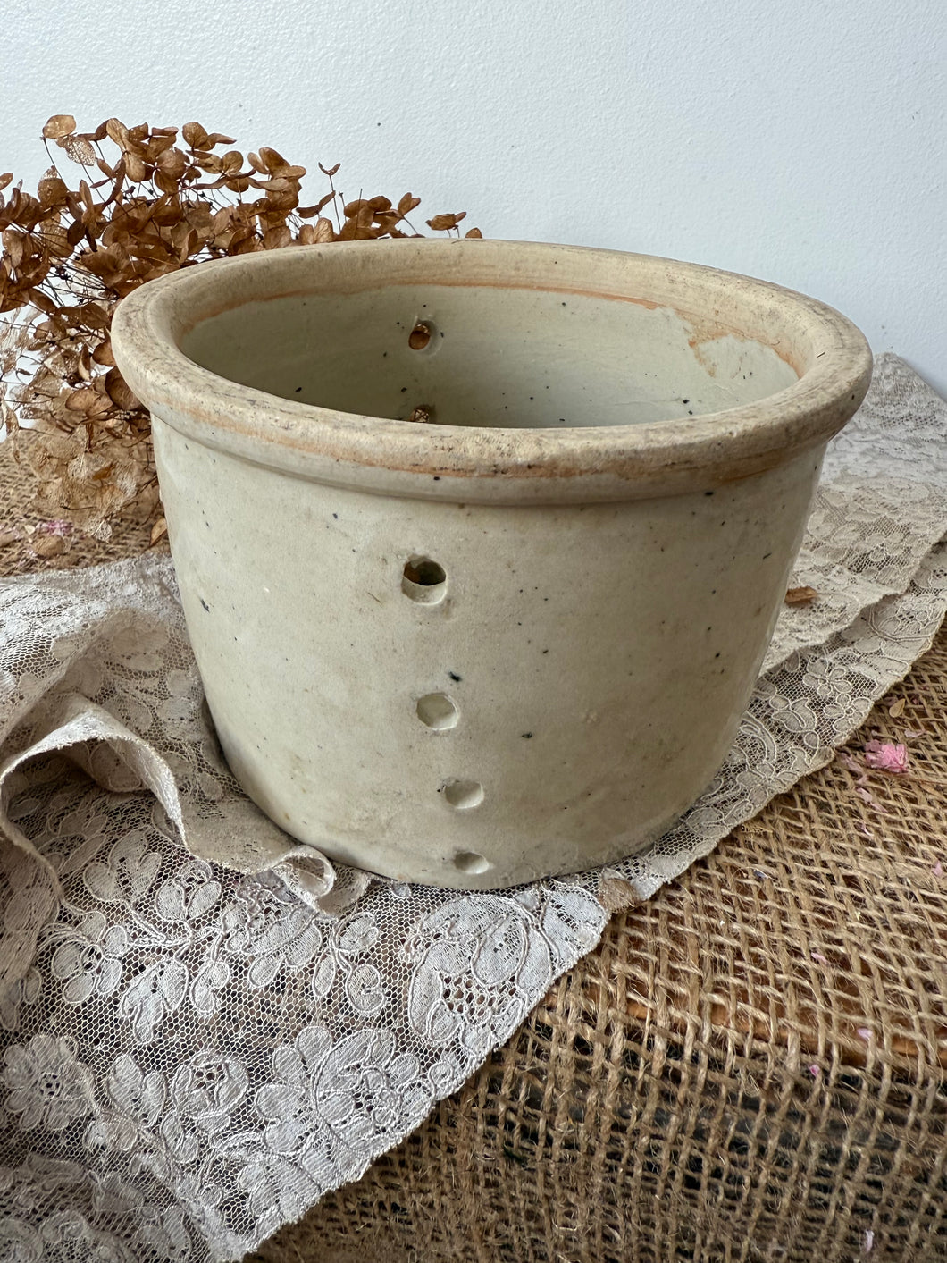 Lovely French Stoneware Faisselle