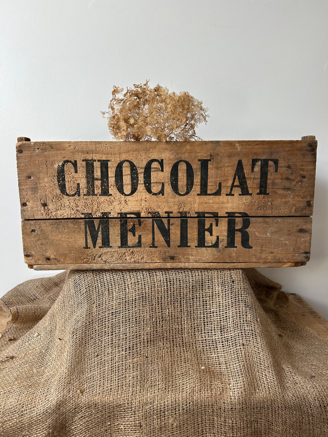 Large Chocolat Menier Crate