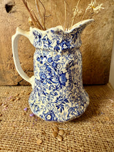 Load image into Gallery viewer, Gorgeous Blue and White Vintage Crazed Jug
