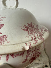 Load image into Gallery viewer, Beautiful French Floral Ironstone Soupiere
