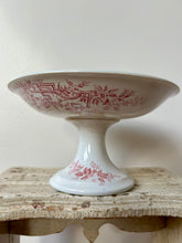 Load image into Gallery viewer, Taller French Pink Transferware Compote
