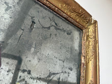 Load image into Gallery viewer, Antique French Wooden Gesso Foxed Mirror
