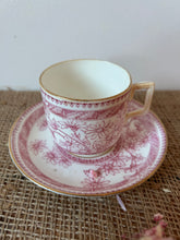 Load image into Gallery viewer, Pretty Pink Vintage Coffee Can and Saucer
