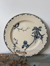 Load image into Gallery viewer, French Dark Blue Ironstone Plate
