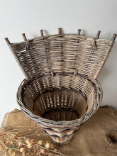 Load image into Gallery viewer, French Vintage Wicker Harvesting Basket
