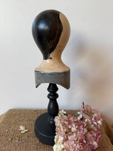 Load image into Gallery viewer, French Rare Vintage Wooden French Milliner's Hat Display Stand Marotte
