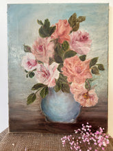 Load image into Gallery viewer, Vintage Roses Oil on Canvas
