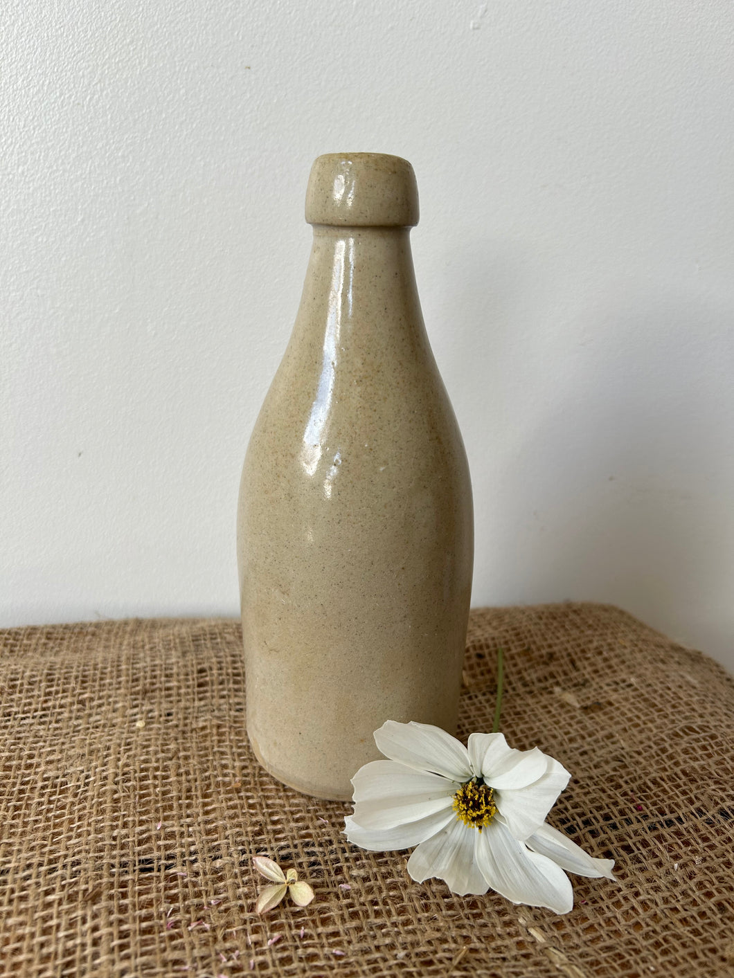 Small French Stoneware Bottle