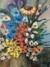 Load image into Gallery viewer, Vintage Floral Oil Painting
