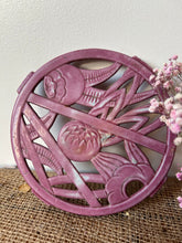 Load image into Gallery viewer, Vintage pink trivet
