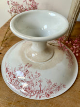 Load image into Gallery viewer, Taller French Pink Transferware Compote
