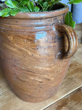 Load image into Gallery viewer, Huge French Vintage Stoneware Pot
