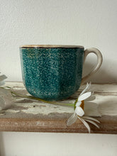 Load image into Gallery viewer, Beautiful Jewel Green Sarreguimes Vintage Cup
