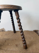 Load image into Gallery viewer, Gorgeous French Twisted Legged Stool
