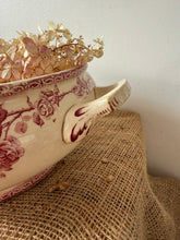 Load image into Gallery viewer, Pink Choisy de Roi Ironstone Rose Soupiere
