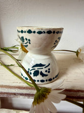 Load image into Gallery viewer, French Green Transferware Diablo Eggcup
