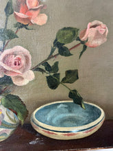 Load image into Gallery viewer, Original Vintage Rose Oil on Canvas
