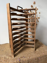 Load image into Gallery viewer, French Vintage Wooden Plate Rack
