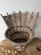 Load image into Gallery viewer, French Vintage Wicker Harvesting Basket
