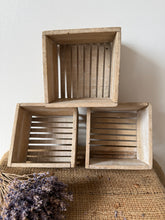 Load image into Gallery viewer, French Vintage Bleached Wooden Cheese Drainers / Moulds
