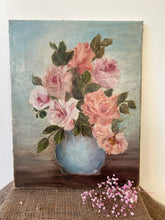 Load image into Gallery viewer, Vintage Roses Oil on Canvas
