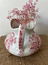 Load image into Gallery viewer, French Pinky Red Ironstone Jug
