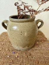 Load image into Gallery viewer, French Vintage Earred Confit Pot
